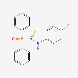 N-(4-fluorophenyl)oxo(diphenyl)phosphoranecarbothioamide