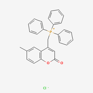 molecular formula C29H24ClO2P B3042539 (6-Methyl-2-oxochromen-4-yl)methyl-triphenylphosphanium;chloride CAS No. 646506-63-0