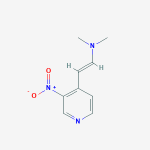 molecular formula C9H11N3O2 B3042541 N,N-Dimethyl-2-(3-nitropyridin-4-yl)ethenamine CAS No. 64679-69-2