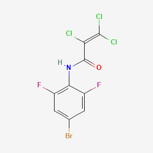 N1-(4-bromo-2,6-difluorophenyl)-2,3,3-trichloroacrylamide