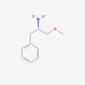 molecular formula C10H15NO B3042560 (S)-1-Methoxy-3-phenylpropan-2-amine CAS No. 64715-80-6