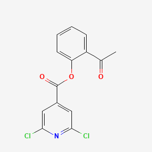 2-Acetylphenyl 2,6-dichloroisonicotinate