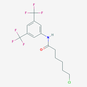 N1-[3,5-di(trifluoromethyl)phenyl]-6-chlorohexanamide