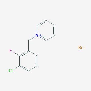 molecular formula C12H10BrClFN B3042585 1-(3-Chloro-2-fluorobenzyl)pyridinium bromide CAS No. 647825-62-5