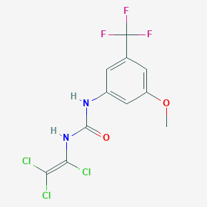 N-[3-methoxy-5-(trifluoromethyl)phenyl]-N'-(1,2,2-trichlorovinyl)urea
