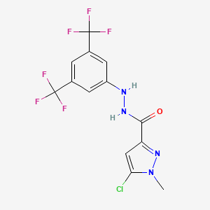 N'3-[3,5-di(trifluoromethyl)phenyl]-5-chloro-1-methyl-1H-pyrazole-3-carbohydrazide