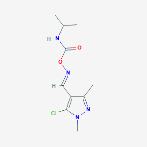 5-chloro-4-[({[(isopropylamino)carbonyl]oxy}imino)methyl]-1,3-dimethyl-1H-pyrazole