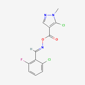 5-chloro-4-[({[(2-chloro-6-fluorophenyl)methylene]amino}oxy)carbonyl]-1-methyl-1H-pyrazole