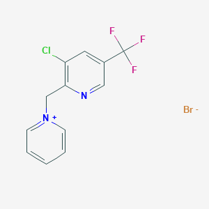 1-{[3-Chloro-5-(trifluoromethyl)pyridin-2-yl]methyl}pyridinium bromide