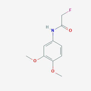 molecular formula C10H12FNO3 B3042625 N-(3,4-dimethoxyphenyl)-2-fluoroacetamide CAS No. 648427-41-2