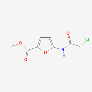 molecular formula C8H8ClNO4 B3042655 Methyl 5-(2-chloroacetamido)-2-furoate CAS No. 648859-93-2