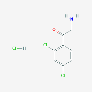 molecular formula C8H8Cl3NO B3042694 2-氨基-1-(2,4-二氯苯基)乙酮盐酸盐 CAS No. 65146-54-5