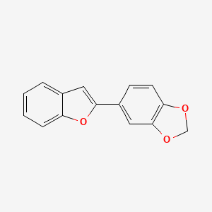 molecular formula C15H10O3 B3042698 2-(1,3-Benzodioxole-5-yl)benzofuran CAS No. 65246-43-7