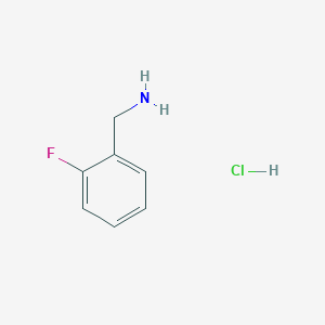 molecular formula C7H9ClFN B3042702 2-Fluorobenzylamine hydrochloride CAS No. 655-17-4