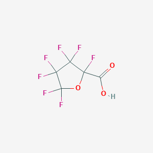 molecular formula C5HF7O3 B3042710 Perfluorotetrahydro-2-furancarboxylic acid CAS No. 65578-62-3