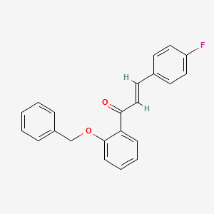 1-[2-(Benzyloxy)phenyl]-3-(4-fluorophenyl)prop-2-en-1-one