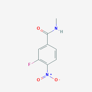 molecular formula C8H7FN2O3 B3042715 3-氟-N-甲基-4-硝基苯甲酰胺 CAS No. 658700-20-0