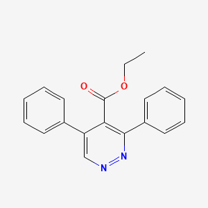 molecular formula C19H16N2O2 B3042722 3,5-二苯基吡哒嗪-4-羧酸乙酯 CAS No. 660423-56-3