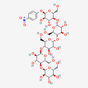 molecular formula C36H55NO28 B3042724 4-硝基苯基-α-D-麦芽五糖苷 CAS No. 66068-38-0