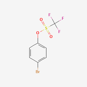 molecular formula C7H4BrF3O3S B3042726 4-溴苯基三氟甲磺酸酯 CAS No. 66107-30-0