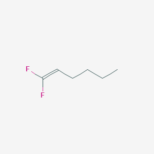 molecular formula C6H10F2 B3042734 1,1-Difluorohex-1-ene CAS No. 66225-45-4