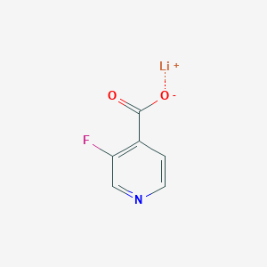 molecular formula C6H3FLiNO2 B3042740 3-Fluoropyridine-4-carboxylic acid lithium salt CAS No. 665019-21-6