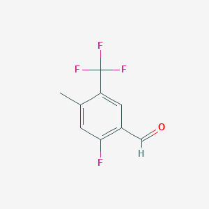 molecular formula C9H6F4O B3042749 2-Fluoro-4-methyl-5-(trifluoromethyl)benzaldehyde CAS No. 669080-88-0