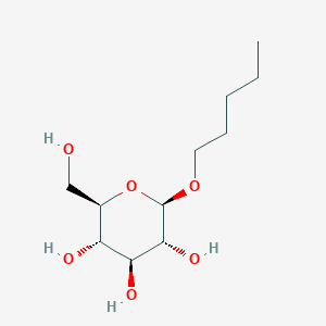 molecular formula C11H22O6 B3042751 (2R,3S,4S,5R,6R)-2-(hydroxymethyl)-6-pentoxyoxane-3,4,5-triol CAS No. 66957-71-9