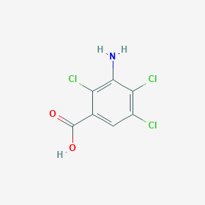 molecular formula C7H4Cl3NO2 B3042757 3-Amino-2,4,5-trichlorobenzoic acid CAS No. 6725-40-2