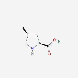 molecular formula C6H11NO2 B3042763 (2s,4s)-4-Methylpyrrolidine-2-carboxylic acid CAS No. 6734-41-4