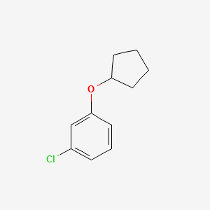 molecular formula C11H13ClO B3042767 1-Chloro-3-(cyclopentyloxy)benzene CAS No. 67601-34-7