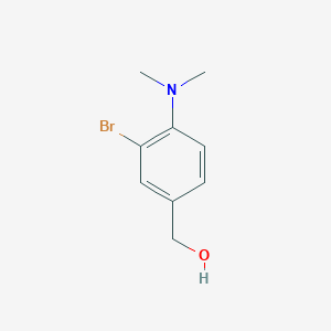 molecular formula C9H12BrNO B3042769 3-Bromo-4-(dimethylamino)benzyl alcohol CAS No. 676336-31-5