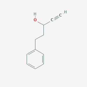 molecular formula C11H12O B3042770 5-苯基戊-1-炔-3-醇 CAS No. 67648-04-8