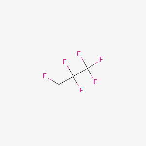 molecular formula C3H2F6 B3042771 1,1,1,2,2,3-Hexafluoropropane CAS No. 677-56-5