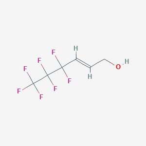 molecular formula C6H5F7O B3042774 4,4,5,5,6,6,6-Heptafluorohex-2-en-1-ol CAS No. 679-03-8