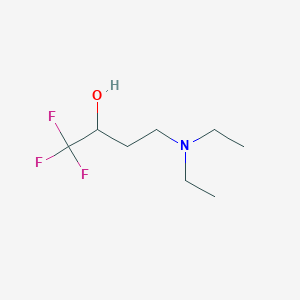 molecular formula C8H16F3NO B3042781 4-(Diethylamino)-1,1,1-trifluorobutan-2-ol CAS No. 680211-16-9