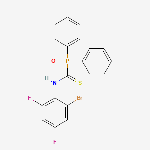 N-(2-bromo-4,6-difluorophenyl)oxo(diphenyl)phosphoranecarbothioamide