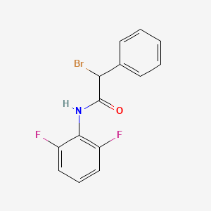 molecular formula C14H10BrF2NO B3042805 N1-(2,6-difluorophenyl)-2-bromo-2-phenylacetamide CAS No. 680213-41-6