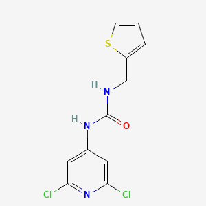 molecular formula C11H9Cl2N3OS B3042807 N-(2,6-dichloro-4-pyridyl)-N'-(2-thienylmethyl)urea CAS No. 680213-55-2