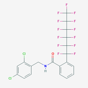 N-(2,4-dichlorobenzyl)-2-(1,1,2,2,3,3,4,4,5,5,6,6,6-tridecafluorohexyl)benzamide