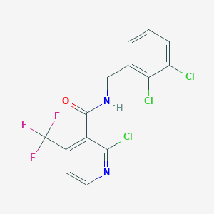 molecular formula C14H8Cl3F3N2O B3042829 2-chloro-N-(2,3-dichlorobenzyl)-4-(trifluoromethyl)nicotinamide CAS No. 680213-88-1
