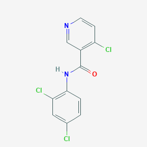 molecular formula C12H7Cl3N2O B3042838 N3-(2,4-dichlorophenyl)-4-chloronicotinamide CAS No. 680214-04-4
