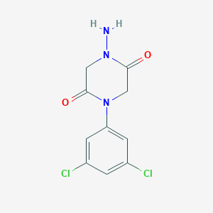 1-Amino-4-(3,5-dichlorophenyl)piperazine-2,5-dione