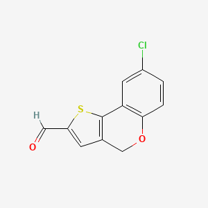 8-chloro-4H-thieno[3,2-c]chromene-2-carbaldehyde
