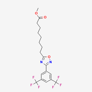 Methyl 8-{3-[3,5-bis(trifluoromethyl)phenyl]-1,2,4-oxadiazol-5-yl}octanoate