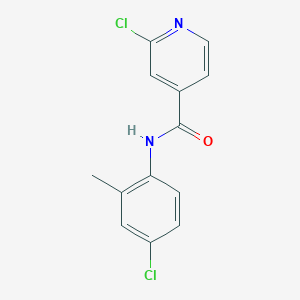molecular formula C13H10Cl2N2O B3042923 N4-(4-chloro-2-methylphenyl)-2-chloroisonicotinamide CAS No. 680217-43-0