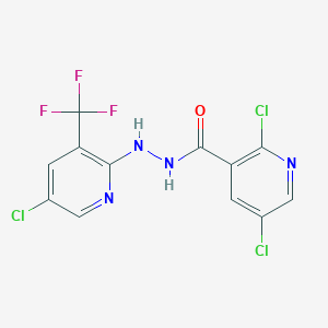 N'3-[5-chloro-3-(trifluoromethyl)-2-pyridyl]-2,5-dichloropyridine-3-carbohydrazide