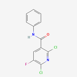 2,6-dichloro-5-fluoro-N-phenylnicotinamide