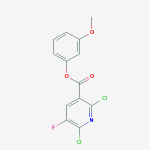 3-Methoxyphenyl 2,6-dichloro-5-fluoronicotinate