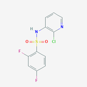 N1-(2-chloro-3-pyridyl)-2,4-difluorobenzene-1-sulphonamide
